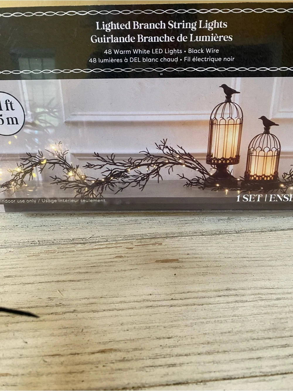 Ashland Black Lighted Branch String Lights